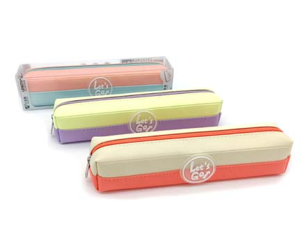 Пенал CD-272 "Let's Go!" тубус, экокожа двух цветов, с надписью, в упаковке пвх, цвет ассорти (2/12/144) Пенал CD-272 "Let's Go!" тубус, экокожа двух цветов, с надписью, в упаковке пвх, цвет ассорти (2/12/144)
