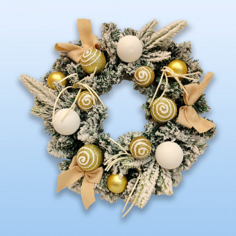 ХВОЙНЫЙ ВЕНОК, DARLENS «КОЛЛЕКЦИЯ 3», 30 СМ, DL-DRL07656