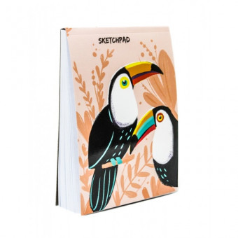 Скетчпад "Туканы". Формат: 205x148x10 мм 80стр, Проф-Пресс Скетчпад "Туканы". Формат: 205x148x10 мм 80стр, Проф-Пресс