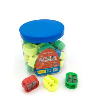 Точилка JOOYDOO QD-3506 "Скругленная" с 2 отделениями, ассорти, в банке (40/40/1920) Точилка JOOYDOO QD-3506 "Скругленная" с 2 отделениями, ассорти, в банке (40/40/1920)