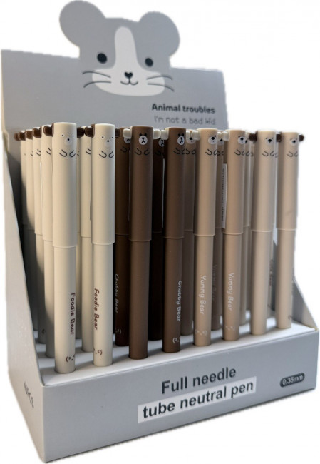 Ручка гелевая Магистр "Капучино в наушниках" со стираемыми чернилами, MAG-2208911 (40)