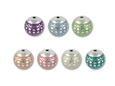 Бусина 14мм акрил 5шт №05 сиреневый, Zlatka/BLM-02 №5