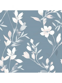 Упаковочная бумага 70*100см "Весенние цветы", 10л, OPTIMA/УБ-8960