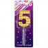 Свеча для торта "Цифра 5", 18,4г, 1шт, BOOMZEE/BCD-14-5 (12)
