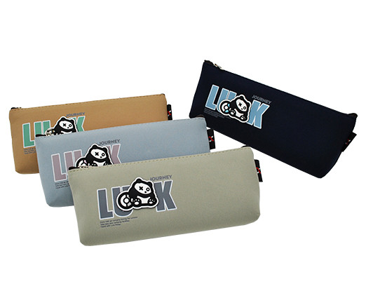 Пенал  DA-211 "Панда" косметичка, текстиль, с фигуркой, цвет ассорти, в упаковке ПВХ (1/12/288)