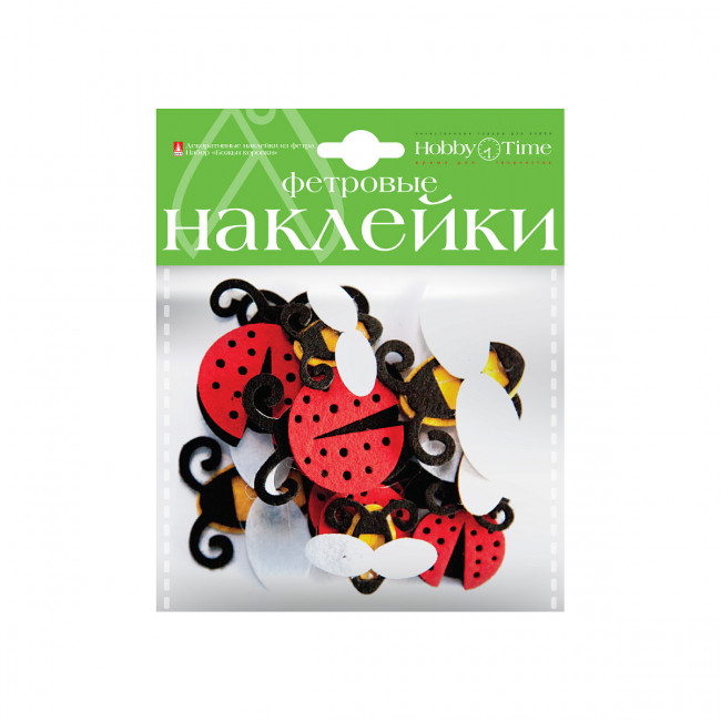 Наклейки из фетра "Божьи коровки", 2 вида, №6, BV/2-093/06 Наклейки из фетра "Божьи коровки", 2 вида, №6, BV/2-093/06