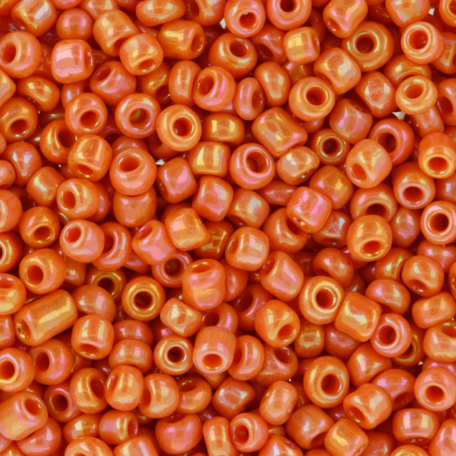Бисер "Zlatka" GR 11/0 (0401-0410) 10 г №0410 т.оранжевый