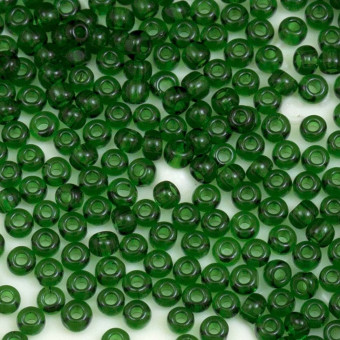 Бисер "ASMAR" размер №12, вес: 50 г, зелёный матовый