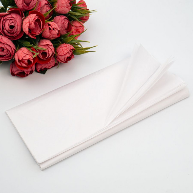 Бумага тишью 50х66см, белая, 10 шт, Микрос/ч52089
