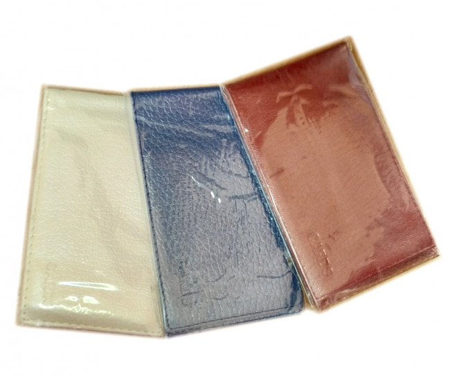 Визитница из нат. флотер горизонт