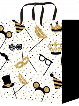 Пакет подарочный "Карнавал" с глянц.лам 18x23x8см (MS), 128г, MILAND/ПКП-4195 (12)