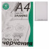 Папка для черчения с школьной вертикальной рамкой А-4 ПЧ4ШВр 10 л. Гознак (30)