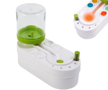 Стакан -непроливайка QD-3404 с резервуаром для слива воды, в к/к (1/75)