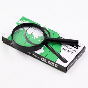 Лупа d-60мм 2X  пластиковая, в карт.коробке, MAYLOTT/6000