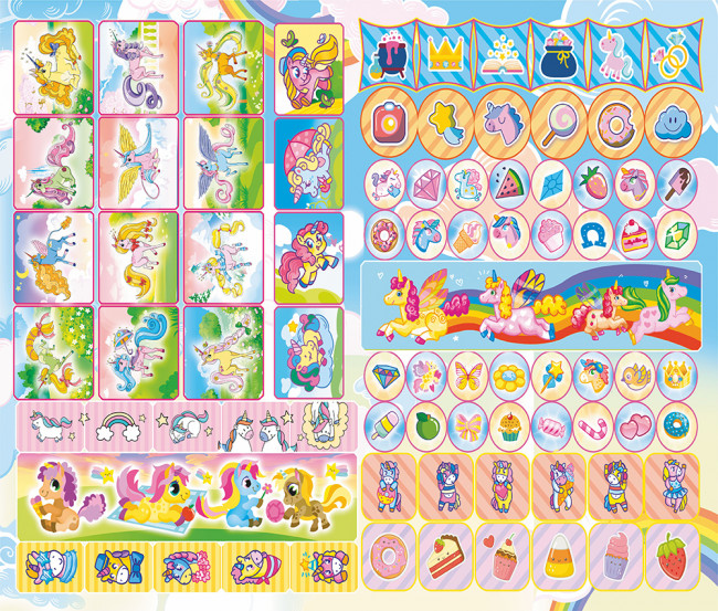 Раскраска с наклейками (А4) РН-1183