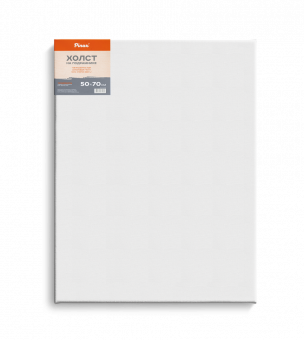 Холст 50х70см на подрамнике, 100% хлопок. 380г/м2, Pinax/20.5070