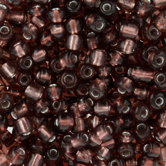 Бисер 10г 08/0 (0021-0056) т.сиреневый Zlatka/GR №0056