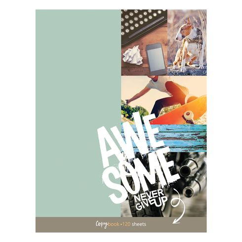 Тетрадь для записей со сменным блоком А5 120л. клетка "Сool boys" ламинация глянцевая, BG