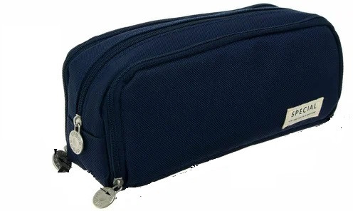 Пенал-косметичка на 3 отделения, с внутренним подкладом, Магистр, пастельные цвета ассорти/ TM0297 Пенал-косметичка на 3 отделения, с внутренним подкладом, Магистр, пастельные цвета ассорти/ TM0297