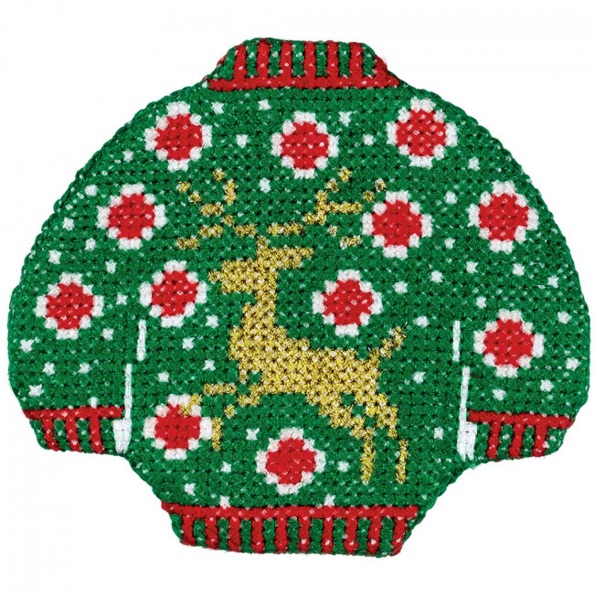 Набор для вышивания "Свитер с оленем", Klart/8-381