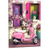 Картина по номерам "Розовый мопед" 40*50, GLA42, мягкая упаковка