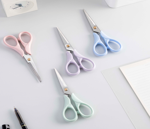 Канцелярские ножницы Pastel, пластиковые, цвет ассорти/ MQ2313