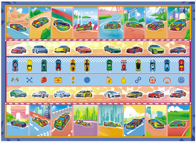 Раскраска с наклейками (А5) РНМ-574
