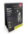 Скетчбук-блокнот А5 15л. Чёрная бумага, 120 гр, на гребне INTELLIGENT, CC-55 (4/4/10)