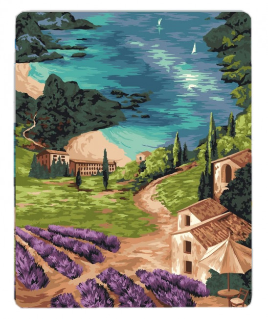 Набор для творчества "Рисование по номерам". A152 Приморские холмы 40*50