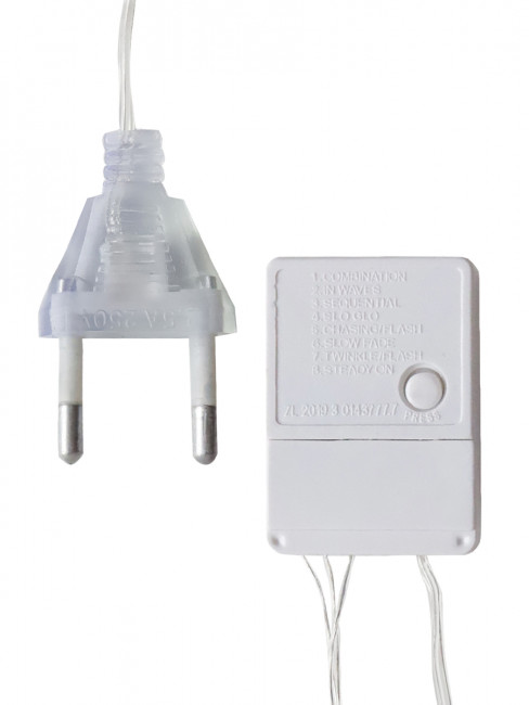 Гирлянда уличная "Ночные огни" 240 ламп 50 метров, теплый свет, от сети 220В MILAND/НГУ-0075