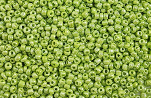 Бисер "ASMAR" размер №12, вес: 50 г, салатовый перламутровый