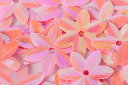 Пайетки 13мм 10г россыпью, розовый. Zlatka/ZF-04 №102