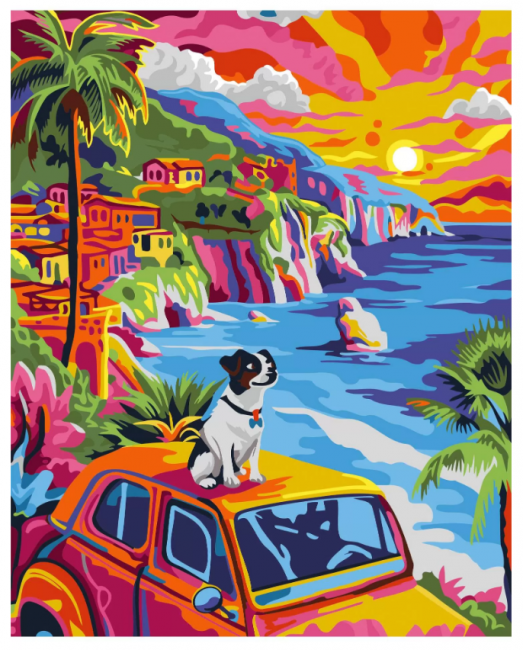 Картина по номерам "Яркий день" 40*50, GLA152, мягкая упаковка