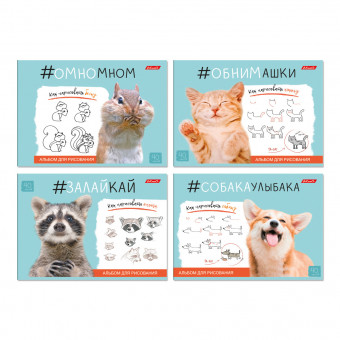 Альбом для рисования А4 40л склейка "Мы такие разные" "Светоч" (4) Альбом для рисования А4 40л склейка "Мы такие разные" "Светоч" (4)