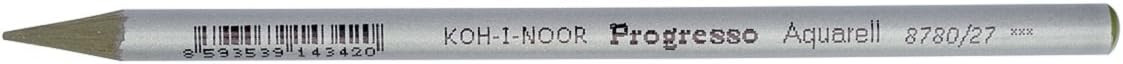 Карандаш цельнографитный в лаке, оливково-зеленый, Progresso Koh-I-Noor/8780027001KS (12) Карандаш цельнографитный в лаке, оливково-зеленый, Progresso Koh-I-Noor/8780027001KS (12)