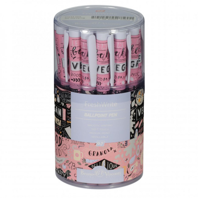 Ручка шариковая 0,7мм синяя "FreshWrite. Vegan. Ароматный кофе", BV/20-0214/78 (24)