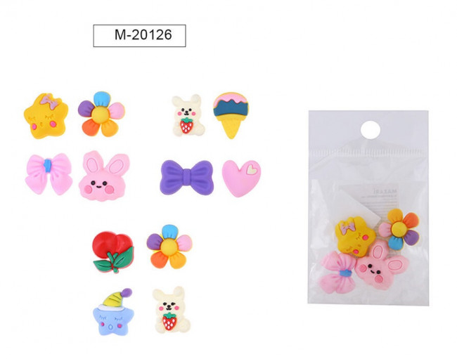 Декоративные элементы 4шт из пластика, Mazari/M-20126 (24)