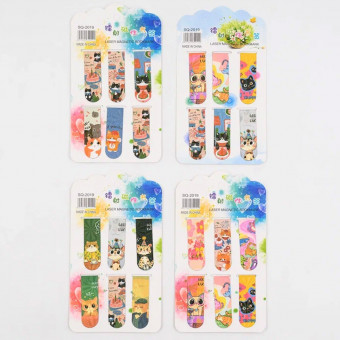 Закладка 6х2см магнитная для книг "Коты", 6шт, MAYLOTT/7140 (45)