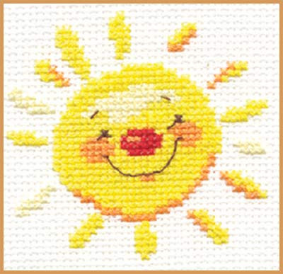 Набор для вышивания "Солнышко" 7 х7см, Алиса/0-024