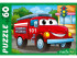 Пазлы 60 элементов "Пожарная машина", Рыжий Кот/У60-7215 Пазлы 60 элементов "Пожарная машина", Рыжий Кот/У60-7215