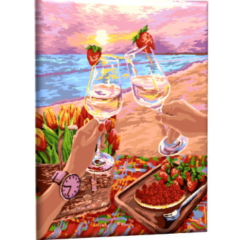 Картина по номерам "Свидание" 40см*50см, GLA08, мягкая упаковка