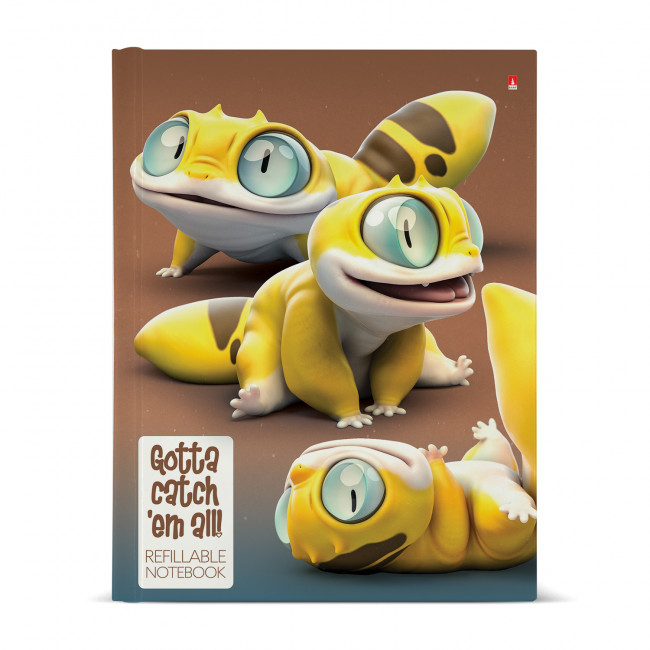 Тетрадь А5 80л клетка "Глазастики" со сменным блоком, на кольцах, BV/7-80-081/39 (16)