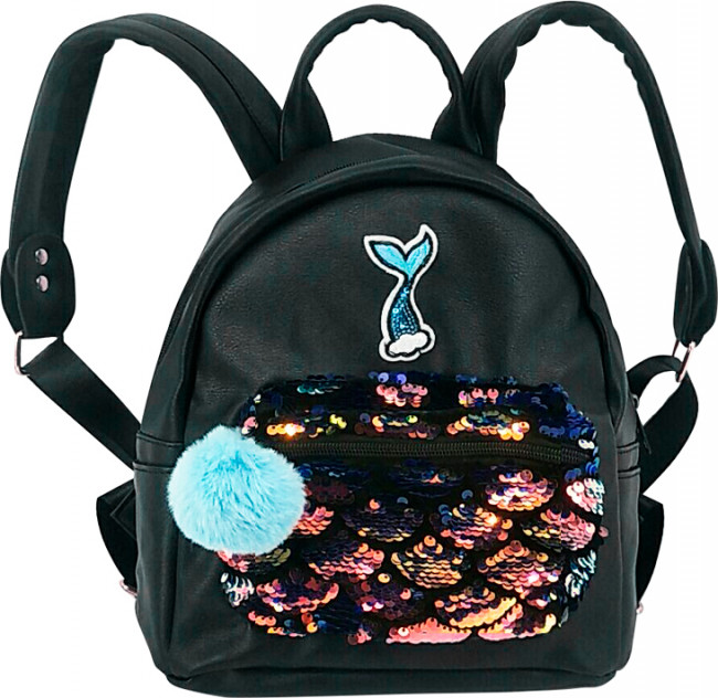 Рюкзак MERMAID, 21х2,4х26 см, на молнии, полиуретан, Mazari