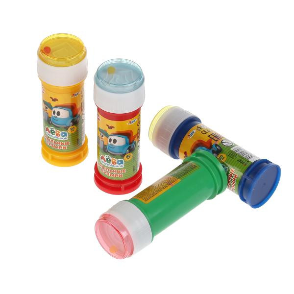 МЫЛЬНЫЕ ПУЗЫРИ "ИГРАЕМ ВМЕСТЕ" "ГРУЗОВИЧОК ЛЕВА" 50МЛ В РУСС. ДИСПЛЕЕ УП-36ШТ в кор.6уп