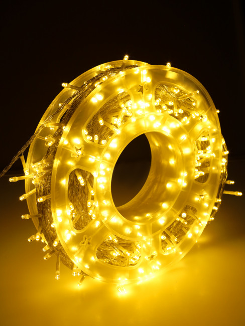 Гирлянда уличная "Ночные огни" 500 ламп 50 метров, теплый свет, от сети 220В MILAND/НГУ-0076