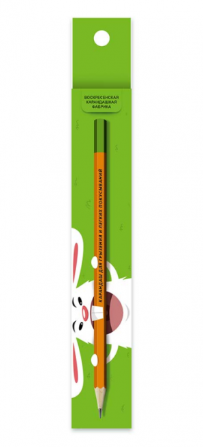 Карандаш графитный ТМ (HB) - карандаш для грызения и легких покусываний,"Карандаш со смешными фразами" ВКФ