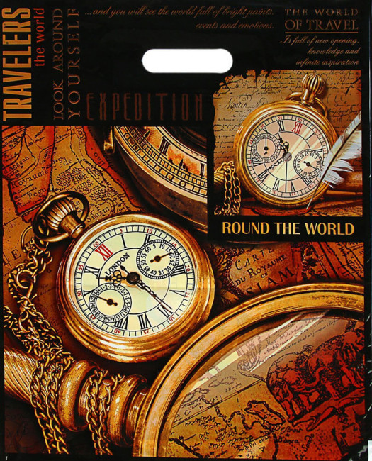 Пакет ПВД (38*47) 60  мкм "Вокруг света"