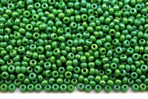 Бисер "ASMAR" размер №12, вес: 50 г, зелёный хамелеон