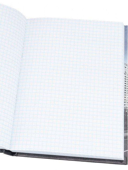 Записная книжка А5 160л клетка "Мегаполис", 7БЦ, сшивка, Проф-Пресс/160-1702 (12)