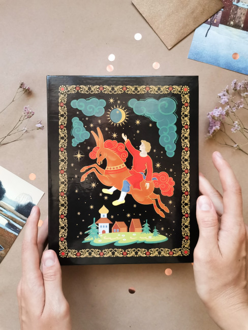 Фотоальбом на 200 фото 10х15 см, пластик. листы "Russian souvenir" (10228010/100223/3034564), Полином